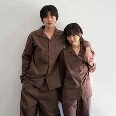 HitTheHay 棉質情侶睡衣家居服上下套裝