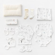 moms nature 嬰兒禮品組 12入 Bear款