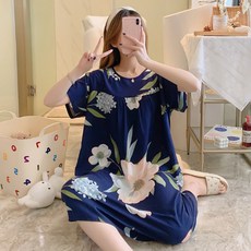 편안한 임부 반팔 원피스