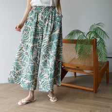 Pippin 女款 涼感空氣 樹葉 寬版 褲裙 710367