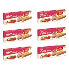 Gastone Lago 草莓風味夾心捲, 80g, 6盒