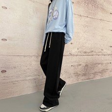 I'M MONG 女款 Hiar 寬版鬆緊帶運動長褲