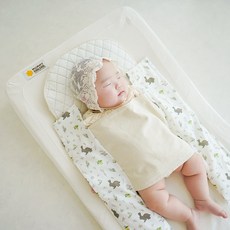 머미쿨쿨 크롭 믹스볼 모로반사 아기이불, 레몬가게친절한토끼씨