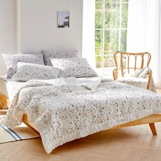 LaMonte 莫代爾棉泡泡紗印花絎縫寢具組