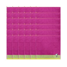 Songwol 松月 可掛式史努比系列刺繡擦手巾, 粉色, 30入
