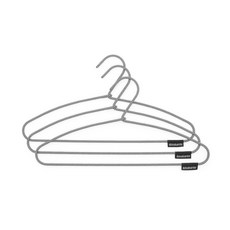 brabantia 軟觸感衣架, 黑色 + 白色, 3個