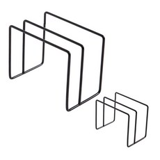 壁掛式鍋蓋架, 黑色的, 2個