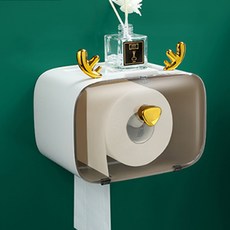 JCP 鹿金色點綴面紙盒, 白色