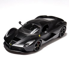bbUrago 1:18 法拉利授權 高階款 Signature 系列 LaFerrari 合金模型車 黑色, 1個