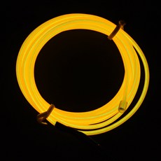 PARTYHAE EL 冷光線 + 變壓器, 黃色, 1個