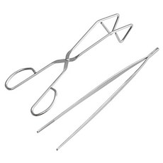 蝸牛生活廚房媽媽不鏽鋼廚房肉三角夾+料理鑷子, 單色