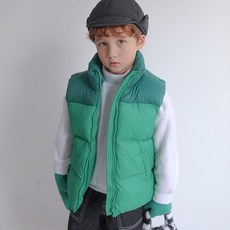 BerryCloset 男童拼接鋪棉背心