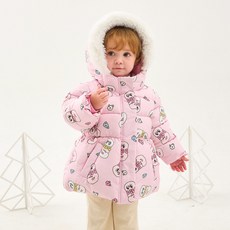 Esther Bunny Little 兒童 Rose Love Me 花朵鋪棉外套