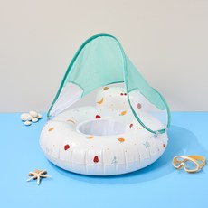 Modern House 兒童戲水天篷學步車泳圈, 1個, 圓點水果