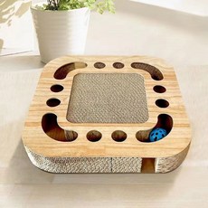 Nekoya 貓咪按壓式貓抓板 方形, 1個, 棕色