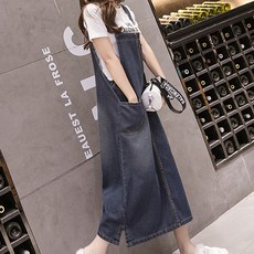 休閒寬鬆吊帶孕婦裝