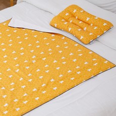 아띠블랑 유아용 일체형 아기베개 + 블랭킷 세트, 화이트베어