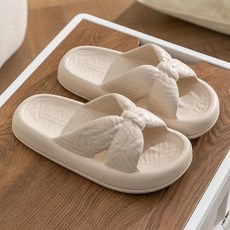 소니오 리본 경량 실내화, 03 베이지, 1개