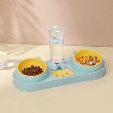 daysoy Yoreungae 寵物貓咪造型餐具組 ONE SIZE, 01 藍色, 1套