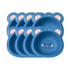 블럭마트 캐릭터 세수대야, 블루, 8개