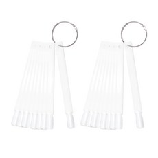 Lvia 環形桿狀色卡 50個, 透明色, 2組