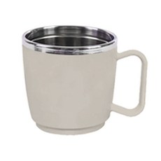 LiLFANT Kurly 洗碗機用不鏽鋼杯, 燕麥色, 1個