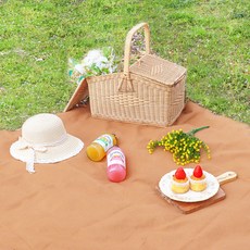 Edens 感性防水野餐墊, 棕色