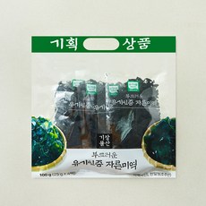 기장물산 유기식품 인증 부드러운 자른미역, 25g, 4개
