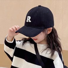 JOYMULTI 兒童R logo刺繡棒球帽