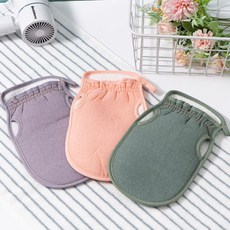 쉐리엘 욕실 간편한 저자극 때밀이 장갑 3종 세트, 퍼플, 핑크, 그린, 1세트