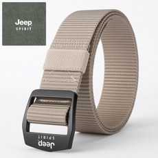 지프 JEEPSPIRIT 캐주얼 스포티 웨빙 벨트 T0406 + 전용 케이스