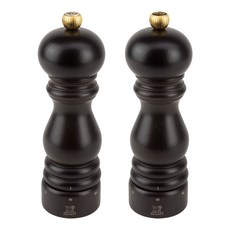 PEUGEOT 푸조 파리 유셀렉트 솔트밀 + 페퍼밀 쵸코 18cm 세트, 200ml, 1세트