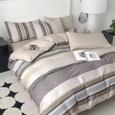 J-bedtime 床寢時光 100%純棉兩用被床包枕套4件組 SW9310M-H