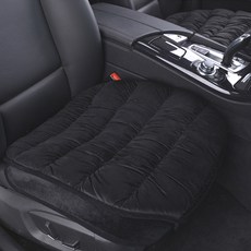 인더카 壓花超細纖維全包覆車用坐墊, 黑色, 1個