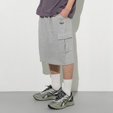 카멜워크 남녀공용 로고 버뮤다 카고 스웨트 팬츠