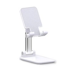 자베르 휴대폰 높이조절 거치대 T9-2, 화이트, 1개