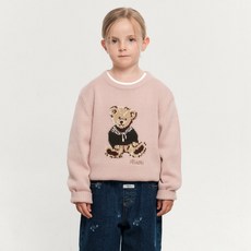 MaritheFrancoisGirbaud 兒童款 BEAR 提花針織套頭衫
