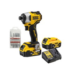 DEWALT 得偉 MAX充電式衝擊起子機 DCF809P2 20V+家用衝擊起子組 DR230011, 1套
