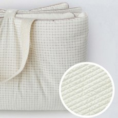 Dot to Dot X Marolotte 雙面日託中心午睡被墊嬰兒被子新生嬰兒, 絎縫睡墊_象牙色