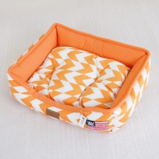 레드퍼피 반려동물 레어드리 쿠션, 오렌지, 1개