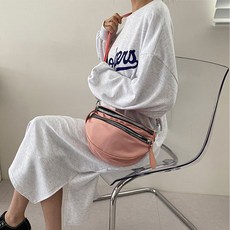 무드린 미니 캐주얼 탬버린 크로스백