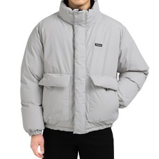 다꾸앙 남성용 에코 리버시블 오버핏 숏 패딩 점퍼 E10S14_op4495