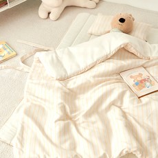 잠자코 스위트라이프 어린이집 낮잠이불 세트, 레몬