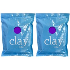 전문가용 클레이, 2개, 보라