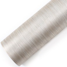 HYUNDAE sheet 金屬條紋室內裝飾貼膜 NI1002, 銀棕色