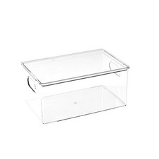 透明多用途家用口罩收納盒 L, 單一顏色, 1個