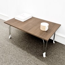 S&Design 附保護套腳柱折疊式多用途桌, 棕色