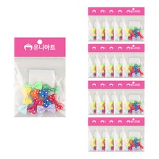 Uniart 圓點蝴蝶結 小 9入, 20個, 混合