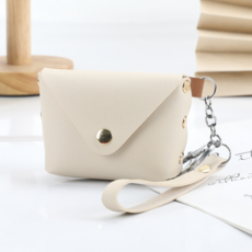 Gold Pang 方形迷你鑰匙圈耳機包零錢包