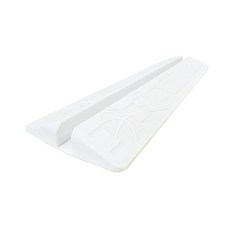 UNDERDOG PET 高級半自動安全門新型門檻支架, 白色